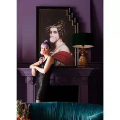 Gerahmtes Bild Bubble Gum 80X120Cm