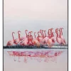 Gerahmtes Bild Dating Flamingos 100X120Cm