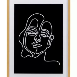 Gerahmtes Bild Faccia Arte Woman 60X80Cm