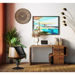 Gerahmtes Bild Modern Architecture 100X80Cm