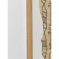 Gerahmtes Bild Native Spirals 50X150Cm