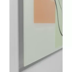 Glasbild Art Face Pastell 100X100Cm