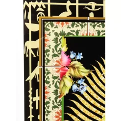 Glasbild Beetle Flower 100X100Cm