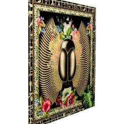 Glasbild Beetle Flower 100X100Cm