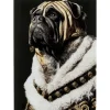 Glasbild King Pug 40X60Cm
