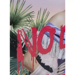 Glasbild No Drama 90X120Cm