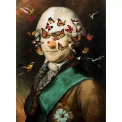 Glasbild Noble Butterfly 100X150Cm