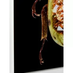 Glasbild Shiney Dung Beetle 80X120Cm