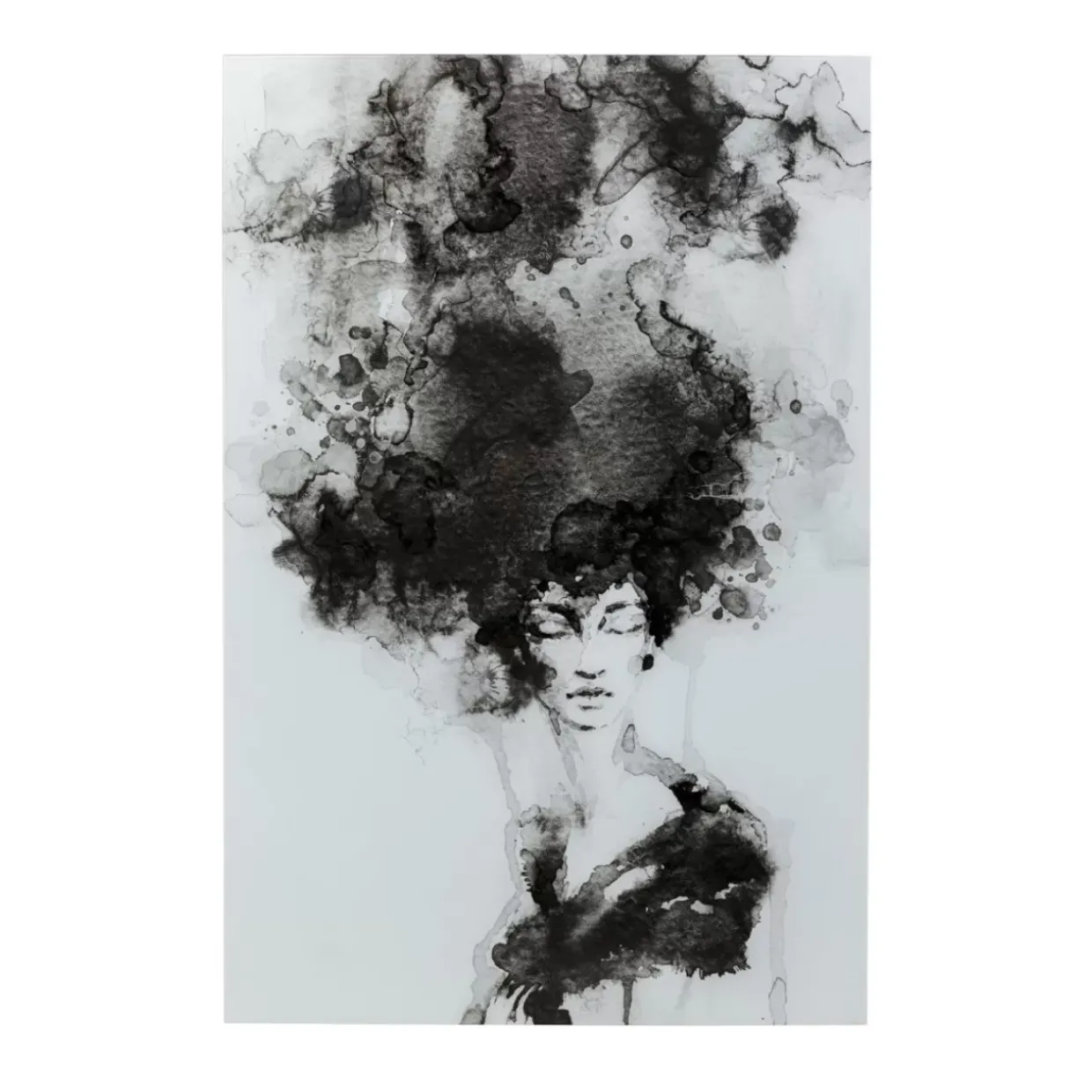 Glasbild Smokey Hair 100X150Cm