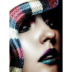 Glasbild Snake Girl 80X120Cm