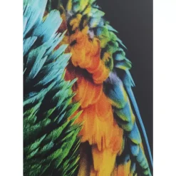 Glasbild Tropical Parrot 120X80Cm