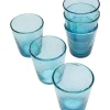 Glas-Set Bubble Blau (6/Tlg.)