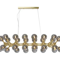 Hangeleuchte Atomic Balls Brass 140Cm