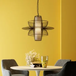 Hangeleuchte Cappello Opposto Schwarz