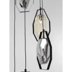 Hangeleuchte Diamond Fever Spiral Schwarz O42Cm