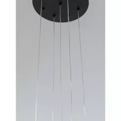 Hangeleuchte Frozen 5 Schwarz Matt O35Cm