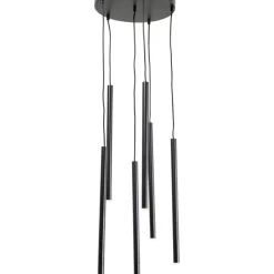 Hangeleuchte Living Vegas Rund Schwarz Matt O35Cm