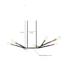 Hangeleuchte Monte Carlo Sette Copper