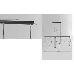 Hangeleuchte Pole Black Six