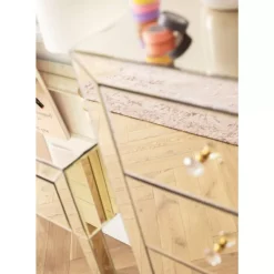 Hochkommode Luxury Champagne 5 Schube