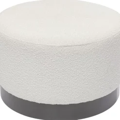 Hocker Cherry Boucle Creme Smoke O55Cm