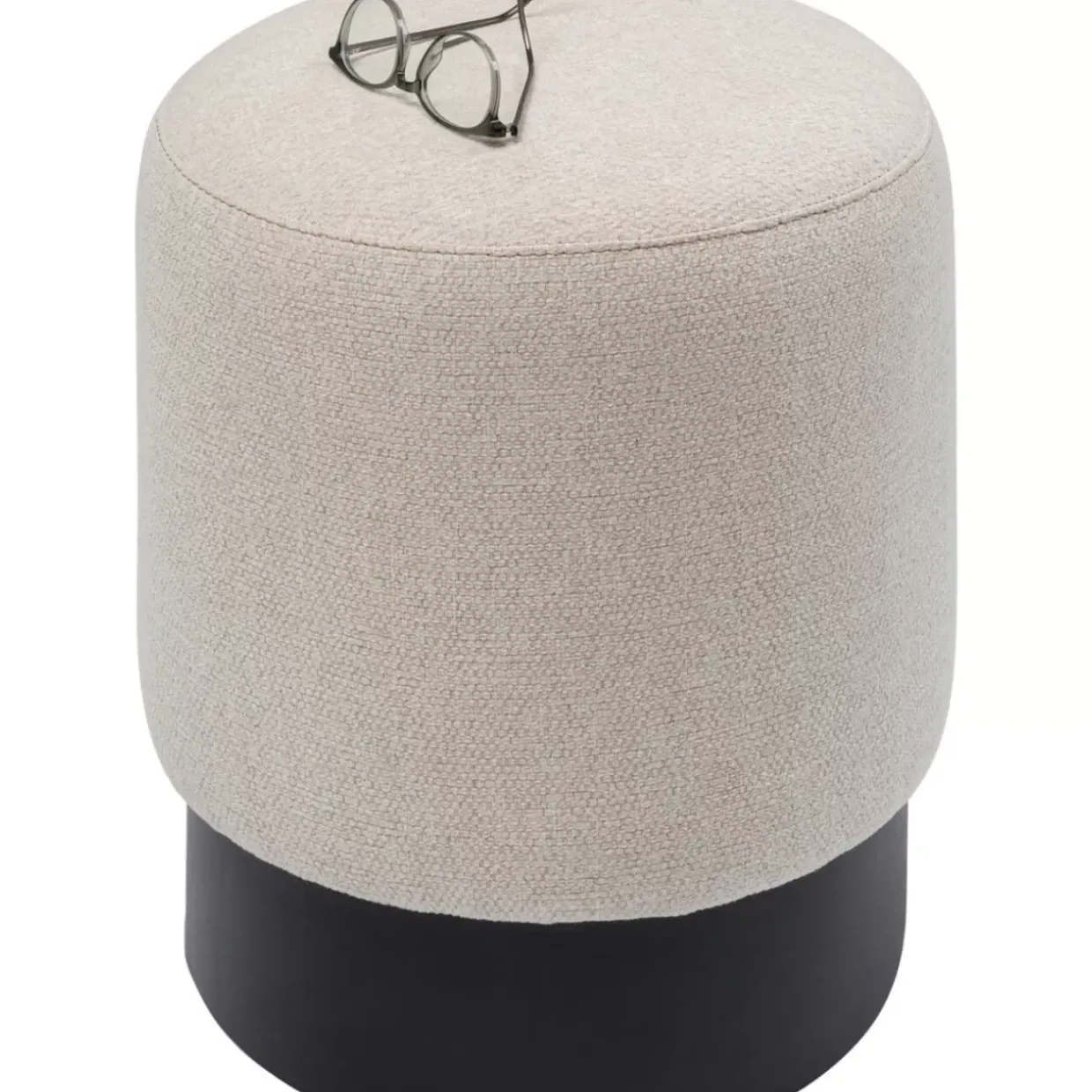 Hocker Cherry Creme Black O36Cm