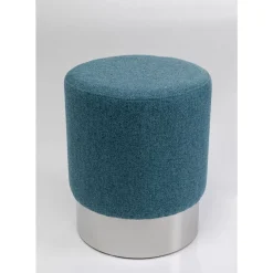 Hocker Cherry Lina Blau Silver O35Cm