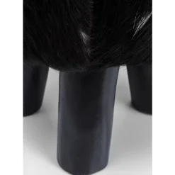 Hocker Flint Stone Schwarz O35Cm