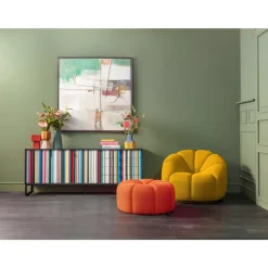Hocker Peppo Lounge Orange O80Cm