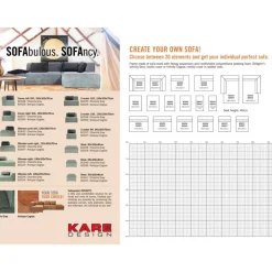 Infinity Ecke 100 Elements Grau Rechts