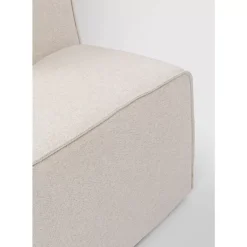 Infinity Ottomane Elements Creme Links 182Cm