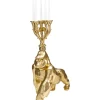 Kerzenständer Gorilla Gold