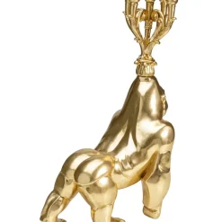 Kerzenständer Gorilla Gold