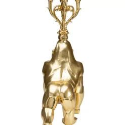 Kerzenständer Gorilla Gold