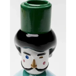 Kerzenständer Monsieur Mustache 16Cm