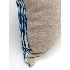 Kissen Desna Patchwork Blau 60X35Cm