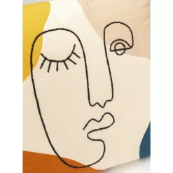 Kissen Face Art Multi 50X50Cm
