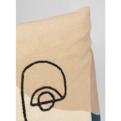 Kissen Face Art Multi 50X50Cm