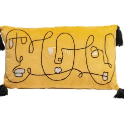 Kissen Face Art 60X35Cm