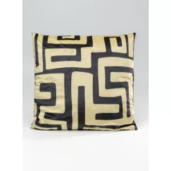 Kissen Labyrinth Schwarz 45X45Cm