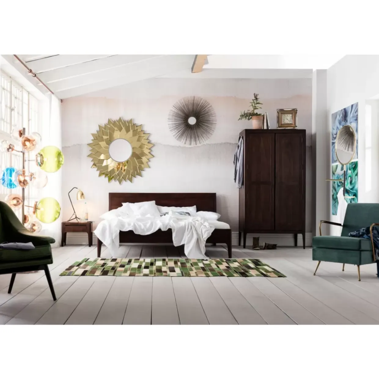 Kommode Klein Brooklyn Walnut 40X50