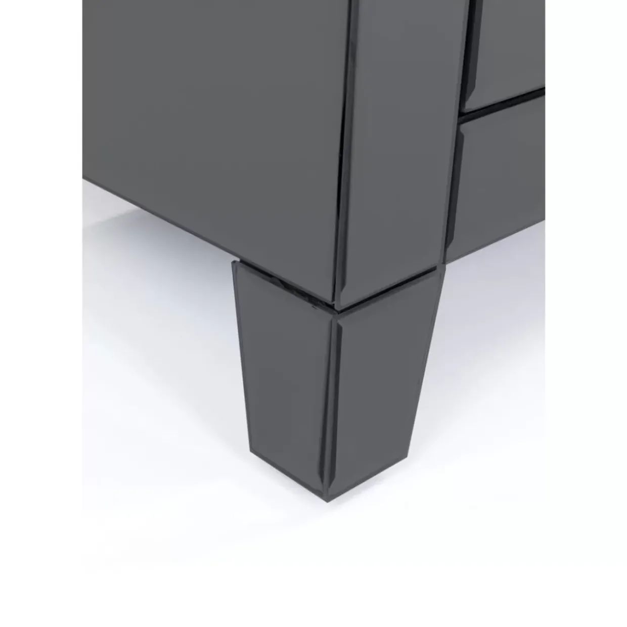 Kommode Klein Luxury Push 2 Schube Grau