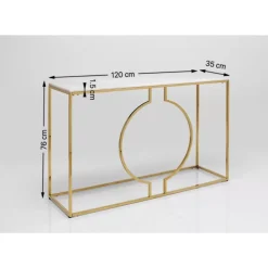 Konsole Miami Loft Gold 120Cm