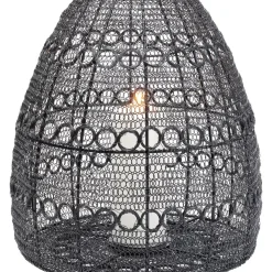 Laterne Hayat Cone Schwarz 37Cm