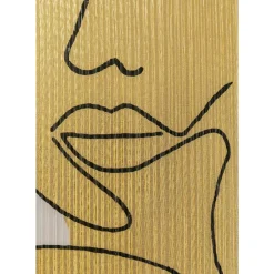 Leinwandbild Faces 70X100Cm