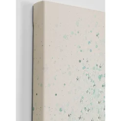 Leinwandbild Flower Boat Beige Grun 80X100Cm