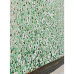 Leinwandbild Flower Boat Beige Grun 80X100Cm