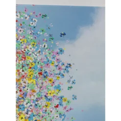 Leinwandbild Flying Elephant In Day 120X160Cm