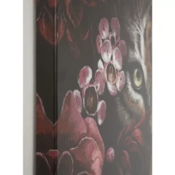 Leinwandbild Tiger In Flower 90X140Cm