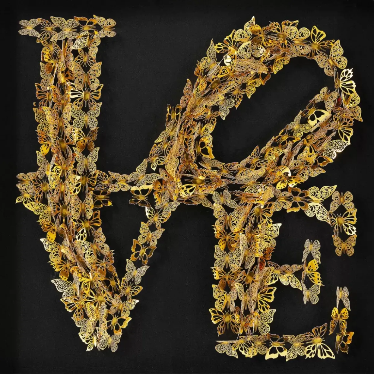 Objektbild Love Butterfly 90X90Cm